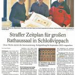 2021-11-09 Straffer Zeitplan für Rathaussaal in Schloßvippach