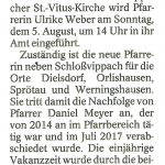 2018-08-03 TA Neue Pfarrerin in Schloßvippach
