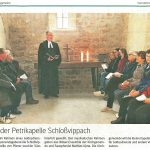 2022-04-16 Weihe der Petrikapelle Schloßvippach