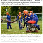 2025-09-13 Jugendfeuerwehren aus ganz Thüringen in Schloßvippach in Aktion