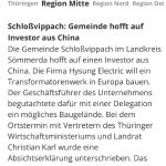2025-10-22 mdr Schloßvippach hofft auf Investor aus China